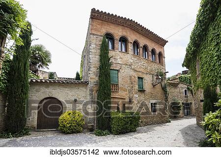 "Medieval alley, Pals, Palafrugell, Costa Brava, Catalonia, Spain, Europe" View Large Photo Image Stock Image - "Medieval alley, Pals, Palafrugell, Costa Brava, Catalonia, Spain, Europe". Fotosearch