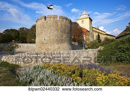 "Medieval gate tower of the Episcopal Castle, Puespoekvar, Pecs, Pecs2010 Capital of Culture, Hungary, Europe" View Large Photo Image Stock Image - "Medieval gate tower of the Episcopal Castle, Puespoekvar, Pecs, Pecs2010 Capital of Culture, Hungary, Europe". Fotosearch