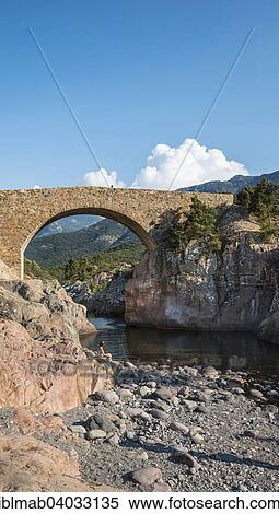 "Medieval Genoese bridge, Fango river, Fango Valley, Vallee du Fango, Haute-Corse, Corsica, France, Europe" View Large Photo Image Stock Photography - "Medieval Genoese bridge, Fango river, Fango Valley, Vallee du Fango, Haute-Corse, Corsica, France, Europe". Fotosearch
