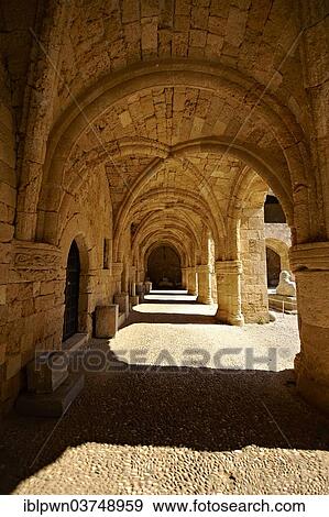 "Medieval Hospital of the Knights of St John completed in 1480, houses the Archeological Museum, UNESCO World Heritage Site, Rhodes, Greece, Europe" View Large Photo Image Stock Photo - "Medieval Hospital of the Knights of St John completed in 1480, houses the Archeological Museum, UNESCO World Heritage Site, Rhodes, Greece, Europe". Fotosearch