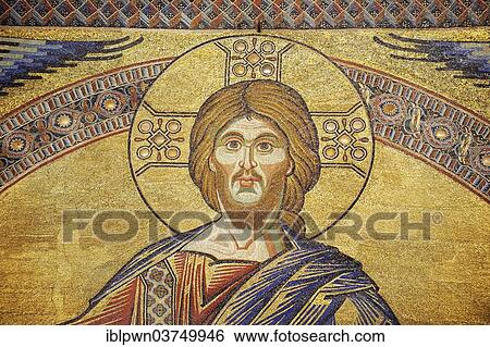 "Medieval mosaics on the ceiling of the Baptistry of Florence Cathedral, showing Christ, Florence, Tuscany, Italy, Europe" View Large Photo Image Stock Photograph - "Medieval mosaics on the ceiling of the Baptistry of Florence Cathedral, showing Christ, Florence, Tuscany, Italy, Europe". Fotosearch