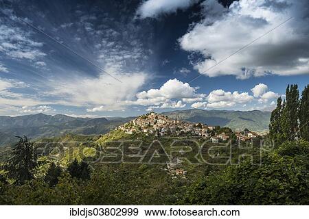 "Medieval village on a mountain top, Bajardo, Imperia Province, Liguria, Italy, Europe" View Large Photo Image Stock Photo - "Medieval village on a mountain top, Bajardo, Imperia Province, Liguria, Italy, Europe". Fotosearch