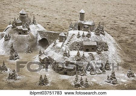 "Medieval village, sand sculpture, Torremolinos, Malaga province, Andalusia, Spain, Europe" View Large Photo Image Stock Image - "Medieval village, sand sculpture, Torremolinos, Malaga province, Andalusia, Spain, Europe". Fotosearch