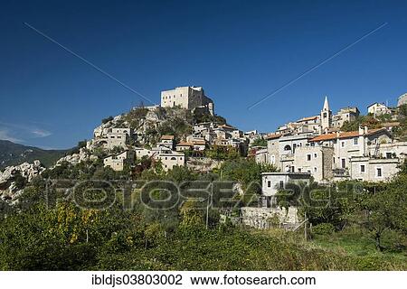 "Medieval village with a castle in the mountains, Castelvecchio di Rocca Barbena, Savona Province, Liguria, Italy, Europe" View Large Photo Image Stock Image - "Medieval village with a castle in the mountains, Castelvecchio di Rocca Barbena, Savona Province, Liguria, Italy, Europe". Fotosearch