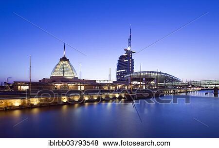 "Mediterraneo shopping centre, Atlantic Hotel Sail City, Klimahaus Bremerhaven, Havenwelten, Bremerhaven, Bremen, Germany, Europe" View Large Photo Image Stock Photo - "Mediterraneo shopping centre, Atlantic Hotel Sail City, Klimahaus Bremerhaven, Havenwelten, Bremerhaven, Bremen, Germany, Europe". Fotosearch