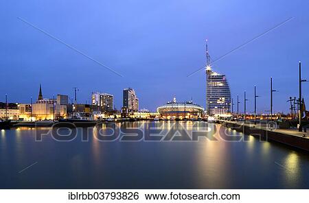 "Mediterraneo shopping centre, Atlantic Hotel Sail City, Klimahaus Bremerhaven, Columbus Center, Havenwelten, Neuer Hafen, Bremerhaven, Bremen, Germany, Europe" View Large Photo Image Stock Photograph - "Mediterraneo shopping centre, Atlantic Hotel Sail City, Klimahaus Bremerhaven, Columbus Center, Havenwelten, Neuer Hafen, Bremerhaven, Bremen, Germany, Europe". Fotosearch