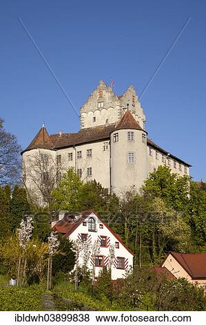 Stock Photo - "Meersburg castle or Altes Schloss castle, Meersburg, Baden-Wurttemberg, Germany, Europe". Fotosearch