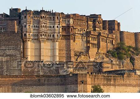 "Mehrangarh Fort, Jodhpur, Rajasthan, India, Asia" View Large Photo Image Stock Photography - "Mehrangarh Fort, Jodhpur, Rajasthan, India, Asia". Fotosearch