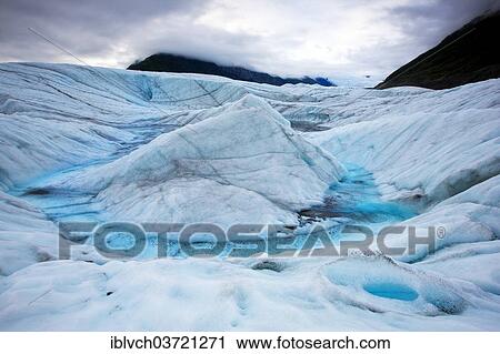 "Meltwater at Matanuska Glacier, Matanuska Glacier, Alaska, United States, North America" View Large Photo Image Stock Image - "Meltwater at Matanuska Glacier, Matanuska Glacier, Alaska, United States, North America". Fotosearch