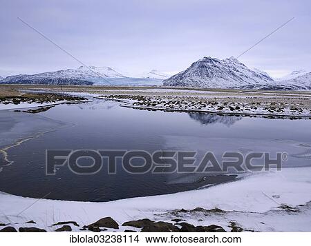 "Meltwater of the Jokulsarlon glacier lagoon at the edge of the Vatnajokull Glacier, Jokulsarlon, Vatnajokull Nationalpark, Skaftafell, Iceland, Europe" View Large Photo Image Picture - "Meltwater of the Jokulsarlon glacier lagoon at the edge of the Vatnajokull Glacier, Jokulsarlon, Vatnajokull Nationalpark, Skaftafell, Iceland, Europe". Fotosearch