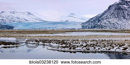 "Meltwater of the Jokulsarlon glacier lagoon at the edge of the Vatnajokull Glacier, Jokulsarlon, Vatnajokull Nationalpark, Skaftafell, Iceland, Europe" View Large Photo Image Stock Image - "Meltwater of the Jokulsarlon glacier lagoon at the edge of the Vatnajokull Glacier, Jokulsarlon, Vatnajokull Nationalpark, Skaftafell, Iceland, Europe". Fotosearch