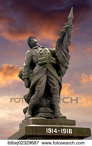 Stock Photo - "Memorial of the First World War, Auvergne, France, Europe". Fotosearch