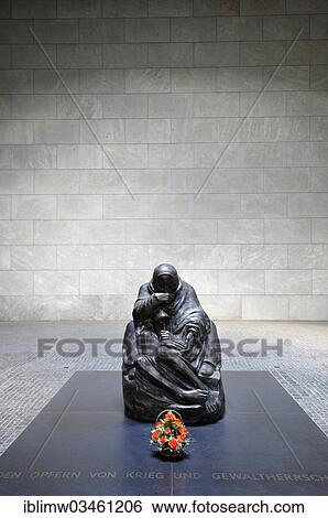 "Memorial sculpture, Pieta by Kaethe Kollwitz in the Neue Wache Memorial, Schinkelbau building by Karl Friedrich Schinkel, Berlin, Berlin, Germany, Europe" View Large Photo Image Stock Photograph - "Memorial sculpture, Pieta by Kaethe Kollwitz in the Neue Wache Memorial, Schinkelbau building by Karl Friedrich Schinkel, Berlin, Berlin, Germany, Europe". Fotosearch