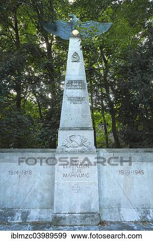 Stock Photo - "Memorial to airmen, 1924, commemorating the fallen pilots of the First World War, Luitpoldhain, former Nazi Party Rally Grounds, Nuremberg, Middle Franconia, Bavaria, Germany, Europe". Fotosearch