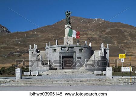 "Memorial to commemorate the fallen soldiers of the First World War, ossuary, built under Mussolini, Passo del Tonale, Trentino, Italy, Europe" View Large Photo Image Stock Photography - "Memorial to commemorate the fallen soldiers of the First World War, ossuary, built under Mussolini, Passo del Tonale, Trentino, Italy, Europe". Fotosearch