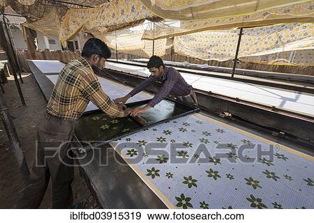 "Men printing cloth by hand, Bikaner, Rajasthan, India, Asia" View Large Photo Image Stock Photo - "Men printing cloth by hand, Bikaner, Rajasthan, India, Asia". Fotosearch