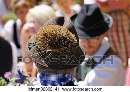 "Men wearing hats with tufts of chamois hair, Pfeifertag festival on Niedergadenalm alp, Strobl, Salzburg state, Salzkammergut resort area, Austria, Europe" View Large Photo Image Stock Image - "Men wearing hats with tufts of chamois hair, Pfeifertag festival on Niedergadenalm alp, Strobl, Salzburg state, Salzkammergut resort area, Austria, Europe". Fotosearch