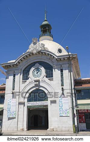 Mercado das Coleccoes, Mercado da Ribeira, Market, Avenida 24 de Julho, Lisboa, Lisbon, Portugal, Europe View Large Photo Image Stock Photograph - Mercado das Coleccoes, Mercado da Ribeira, Market, Avenida 24 de Julho, Lisboa, Lisbon, Portugal, Europe. Fotosearch