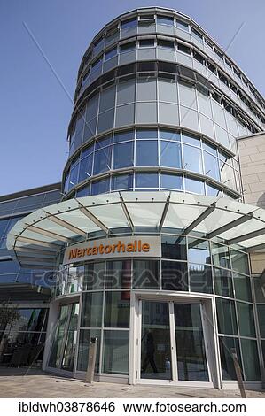 Stock Photograph - "Mercatorhalle, events venue, Duisburg, Ruhr Area, North Rhine-Westphalia, Germany, Europe". Fotosearch