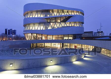 Stock Image - "Mercedes-Benz Museum, Stuttgart, Baden-Wurttemberg, Germany, Europe". Fotosearch