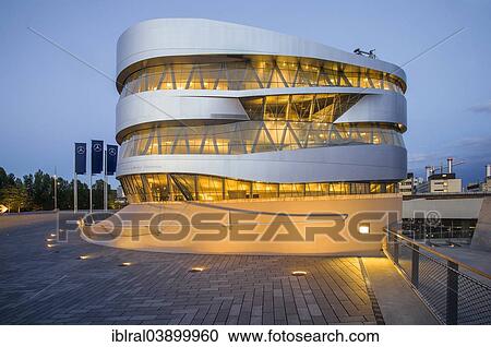 Stock Image - "Mercedes Benz Museum, Stuttgart, Baden-Wurttemberg, Germany, Europe". Fotosearch