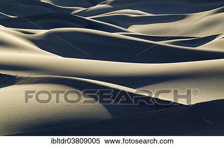 Stock Photography - "Mesquite Flat Sand Dunes, Death Valley, Death Valley National Park, California, USA". Fotosearch