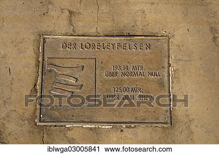"Metal plaque, Lorelei, Rhine Gorge, St. Goarshausen, Rhineland-Palatinate, Germany, Europe" View Large Photo Image Stock Image - "Metal plaque, Lorelei, Rhine Gorge, St. Goarshausen, Rhineland-Palatinate, Germany, Europe". Fotosearch