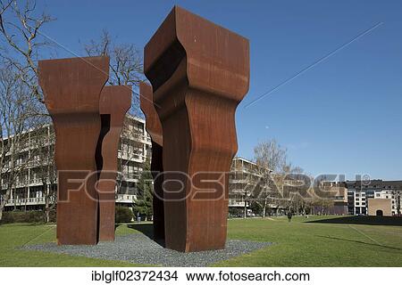 "Metal sculpture in front of the Reich der Kristalle Museum, Munich, Bavaria, Germany, Europe" View Large Photo Image Picture - "Metal sculpture in front of the Reich der Kristalle Museum, Munich, Bavaria, Germany, Europe". Fotosearch