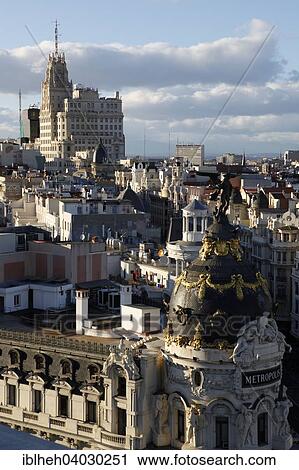 "Metropolis Building or Edificio Metropolis, Madrid, Spain, Europe" View Large Photo Image Stock Image - "Metropolis Building or Edificio Metropolis, Madrid, Spain, Europe". Fotosearch