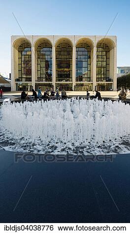Stock Photograph - "Metropolitan Opera House, Lincoln Center, Manhattan, New York, United States, North America". Fotosearch