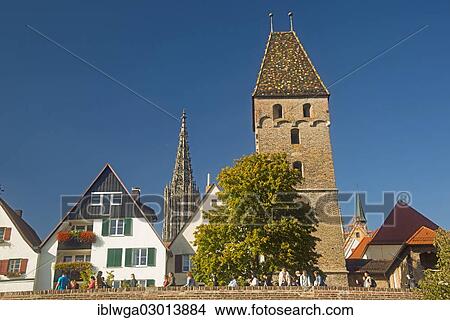 "Metzgerturm, Butcher's Tower, 1349, Unter der Metzig, city wall, in front of Ulm Minster, Schwabische Alb, Ulm, Baden-Wurttemberg, Germany, Europe" View Large Photo Image Picture - "Metzgerturm, Butcher's Tower, 1349, Unter der Metzig, city wall, in front of Ulm Minster, Schwabische Alb, Ulm, Baden-Wurttemberg, Germany, Europe". Fotosearch