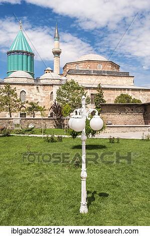 "Mevlana, Rumi mausoleum, Konya, Anatolia, Turkey, Asia" View Large Photo Image Picture - "Mevlana, Rumi mausoleum, Konya, Anatolia, Turkey, Asia". Fotosearch