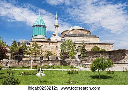 "Mevlana, Rumi mausoleum, Konya, Anatolia, Turkey, Asia" View Large Photo Image Stock Photography - "Mevlana, Rumi mausoleum, Konya, Anatolia, Turkey, Asia". Fotosearch