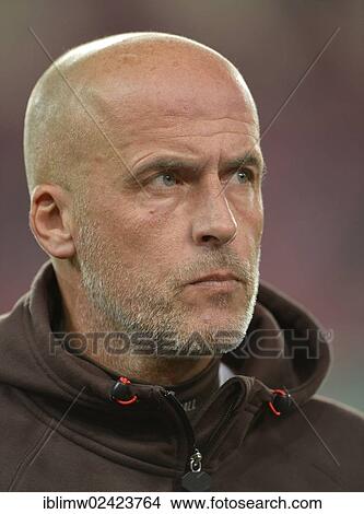 Michael Frontzeck, coach of FC St. Pauli, portrait, Mercedes-Benz Arena, Stuttgart, Baden-Wuerttemberg, Germany, Europe View Large Photo Image Picture - Michael Frontzeck, coach of FC St. Pauli, portrait, Mercedes-Benz Arena, Stuttgart, Baden-Wuerttemberg, Germany, Europe. Fotosearch