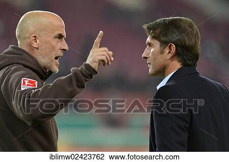 Michael Frontzeck, coach of FC St. Pauli, left, talking with Bruno Labbadia, coach VfB Stuttgart, right, Mercedes-Benz Arena, Stuttgart, Baden-Wuerttemberg, Germany, Europe View Large Photo Image Stock Image - Michael Frontzeck, coach of FC St. Pauli, left, talking with Bruno Labbadia, coach VfB Stuttgart, right, Mercedes-Benz Arena, Stuttgart, Baden-Wuerttemberg, Germany, Europe. Fotosearch