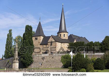 "Micheliskirche, St. Michael's Church, the oldest replica of the Holy Sepulchre church in Germany, Fulda, Hesse, Germany, Europe" View Large Photo Image Stock Photo - "Micheliskirche, St. Michael's Church, the oldest replica of the Holy Sepulchre church in Germany, Fulda, Hesse, Germany, Europe". Fotosearch