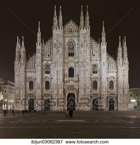 "Milan Cathedral of Santa Maria Nascente, Piazza del Duomo, Milan, Lombardy, Italy, Europe" View Large Photo Image Stock Photo - "Milan Cathedral of Santa Maria Nascente, Piazza del Duomo, Milan, Lombardy, Italy, Europe". Fotosearch