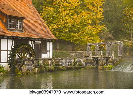 "Mill on the Blautopf pond, Blaubeuren, Swabian Jura, Baden-Wurttemberg, Germany, Europe" View Large Photo Image Stock Image - "Mill on the Blautopf pond, Blaubeuren, Swabian Jura, Baden-Wurttemberg, Germany, Europe". Fotosearch