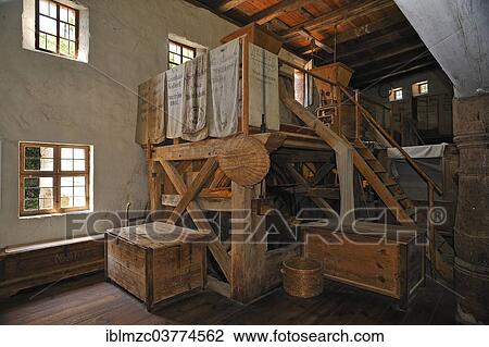 "Mill space of a flour mill, built in 1575, Franconian Open Air Museum, Bad Windsheim, Middle Franconia, Bavaria, Germany, Europe" View Large Photo Image Stock Image - "Mill space of a flour mill, built in 1575, Franconian Open Air Museum, Bad Windsheim, Middle Franconia, Bavaria, Germany, Europe". Fotosearch
