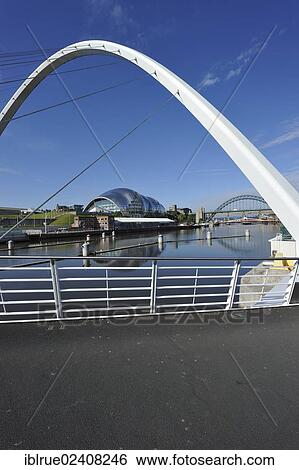 "Millennium Bridge, Newcastle upon Tyne, England, United Kingdom, Europe" View Large Photo Image Stock Photograph - "Millennium Bridge, Newcastle upon Tyne, England, United Kingdom, Europe". Fotosearch