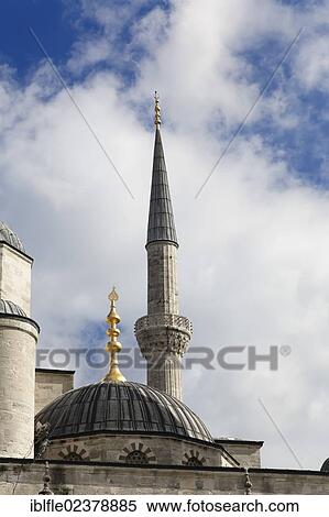 "Minaret and dome of the Sultan Ahmed Mosque, Sultanahmet Camii or Blue Mosque, Sultanahmet, historic centre, UNESCO World Heritage Site, Istanbul, Turkey, Europe, Asia" View Large Photo Image Stock Photography - "Minaret and dome of the Sultan Ahmed Mosque, Sultanahmet Camii or Blue Mosque, Sultanahmet, historic centre, UNESCO World Heritage Site, Istanbul, Turkey, Europe, Asia". Fotosearch