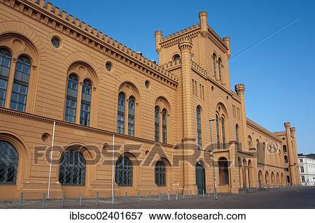 Stock Photo - "Ministry of Internal Affairs and Sports, Schwerin, Mecklenburg-Western Pomerania, Germany, Europe". Fotosearch