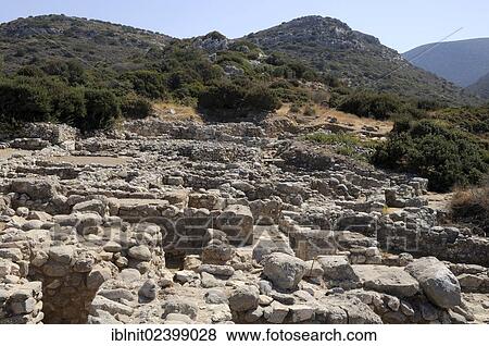 "Minoan settlement of Gournia, archeological site, Crete, Greece, Europe" View Large Photo Image Stock Photo - "Minoan settlement of Gournia, archeological site, Crete, Greece, Europe". Fotosearch