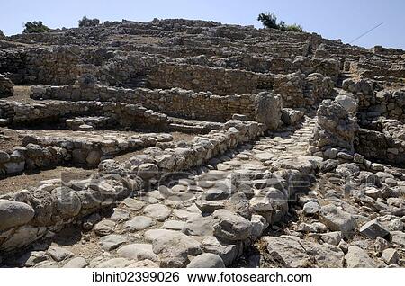 "Minoan settlement of Gournia, archeological site, Crete, Greece, Europe" View Large Photo Image Stock Photograph - "Minoan settlement of Gournia, archeological site, Crete, Greece, Europe". Fotosearch