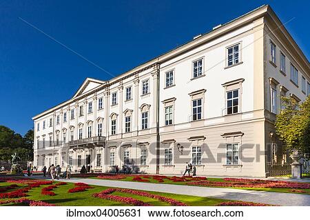 Stock Image - "Mirabell Palace and gardens, Salzburg, Austria, Europe". Fotosearch