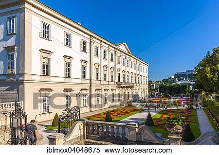 Stock Photography - "Mirabell Palace and Mirabell Gardens, Salzburg, Austria, Europe". Fotosearch