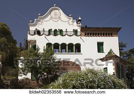 "Mirador Virolai building in Parc Gueell by Antoni Gaudi, UNESCO World Heritage Site, Barcelona, Catalonia, Spain, Europe" View Large Photo Image Stock Photograph - "Mirador Virolai building in Parc Gueell by Antoni Gaudi, UNESCO World Heritage Site, Barcelona, Catalonia, Spain, Europe". Fotosearch