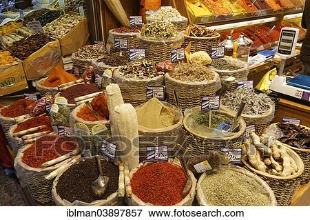"Misir Carsisi, Egyptian Bazaar or Spice Bazaar, Eminonu, Istanbul, European side, Turkey, Asia" View Large Photo Image Stock Photo - "Misir Carsisi, Egyptian Bazaar or Spice Bazaar, Eminonu, Istanbul, European side, Turkey, Asia". Fotosearch