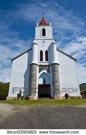 "Mission Church, near Pouebo, North Province, Grande Terre, New Caledonia, France, Oceania" View Large Photo Image Stock Photography - "Mission Church, near Pouebo, North Province, Grande Terre, New Caledonia, France, Oceania". Fotosearch
