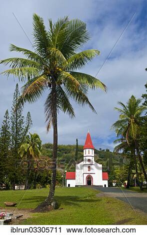 "Mission Church of Poindimie, Poindimie, North Province, Grande Terre, New Caledonia, France, Oceania" View Large Photo Image Stock Image - "Mission Church of Poindimie, Poindimie, North Province, Grande Terre, New Caledonia, France, Oceania". Fotosearch